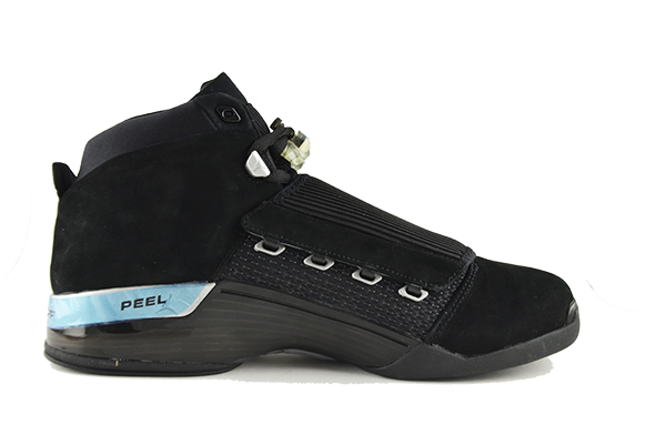 Jordan 17 black metallic silver sales
