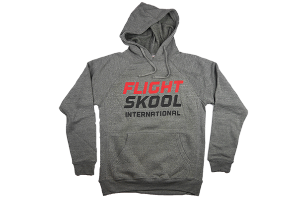 Gray Raglan International Hoodie