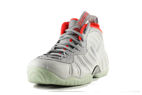 Nike foamposite sales yeezy pure platinum