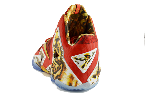Lebron 11 2025 red and gold