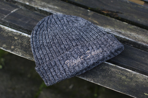 Charcoal Knit FlightSkool Beanie