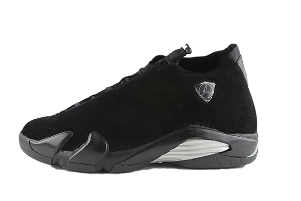 All black 2025 suede jordans