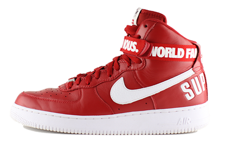 Nike Air Force One High "Red Supreme"