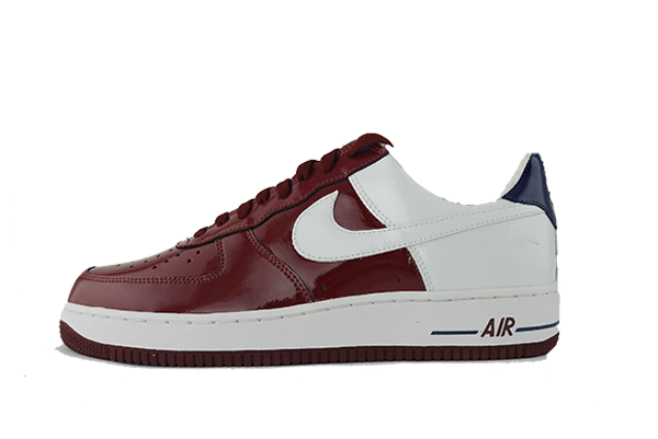 Burgundy air force ones 2025 low