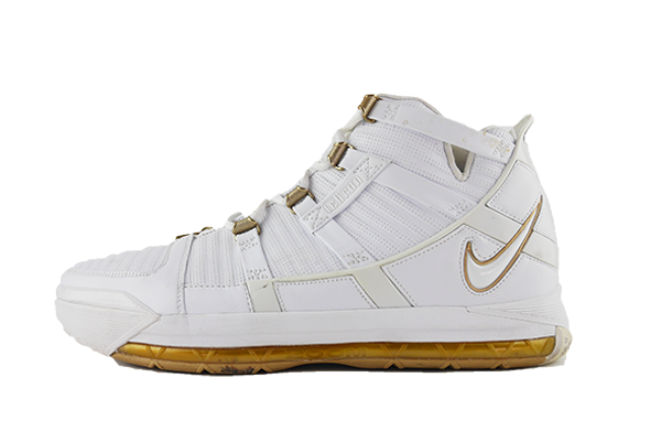 Nike LeBron 3 'White/Gold"