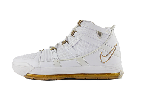 Nike LeBron 3 'White/Gold"