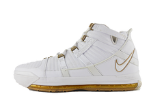 Nike LeBron 3 'White/Gold"